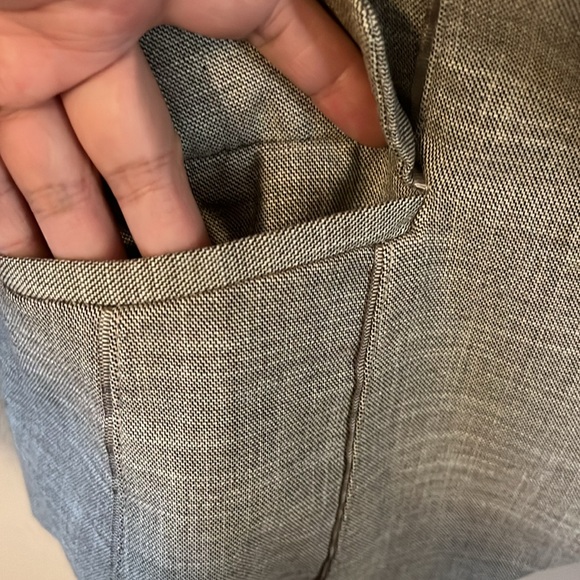 White House Black Market 3/4 Sleeve Ruffle Blazer 12 - Picture 9 of 16